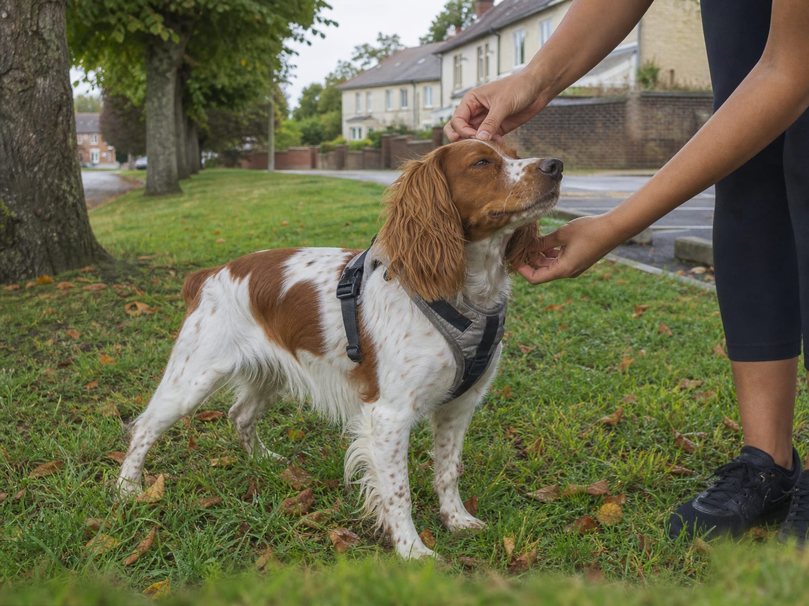 Infographic of dog body language during predatory behavior