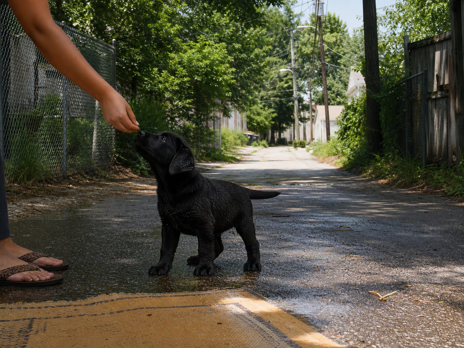 An informative illustration highlighting key factors to consider when selecting a puppy training class in Baltimore, with icons representing training methods, class size, and instructor credentials.