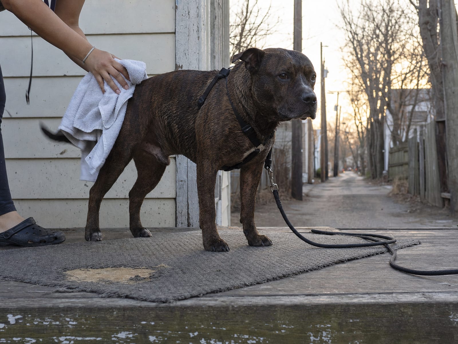 Dog trainer using treats for positive reinforcement