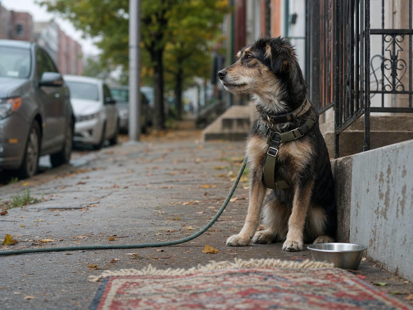 Infographic showing five common behavior issues in rescue dogs